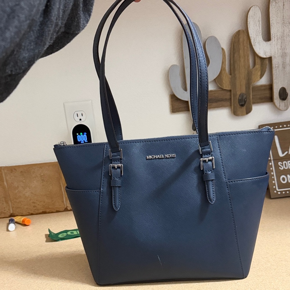 Michael Kors Dark Blue Tote
